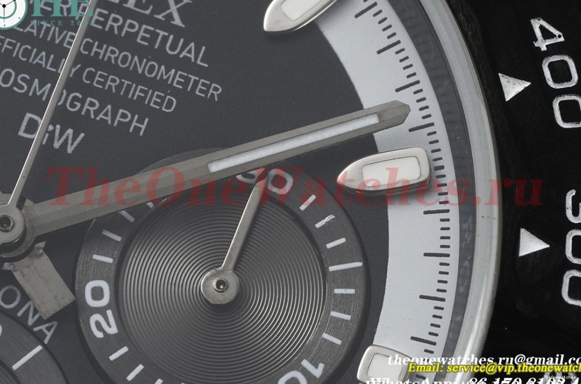 White 40mm Dial Daytona SA4130 DIW Carbon QF NY Black 1230